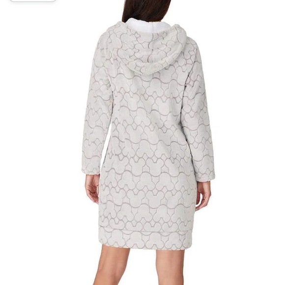 Disney Womens Mickey‎ Mouse Fleece Lounge Hoodie in pink - Picture 4 of 6